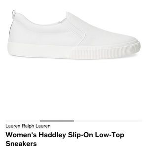 NEW Lauren Ralph Lauren
Women's Haddley Slip-On Low-Top
Sneakers Size: 6.5
